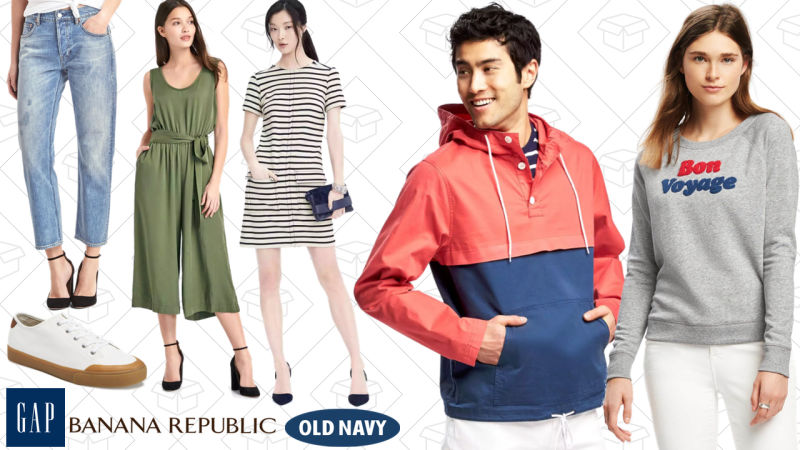 40% en Banana Republic, Old Navy y GAP con el código MIDWEEK